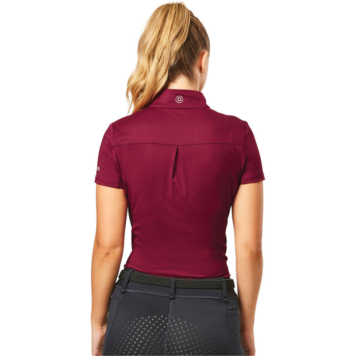 2022 Dublin Womens Kylee Short Sleeve Shirt II 10055250 - Crimson Red